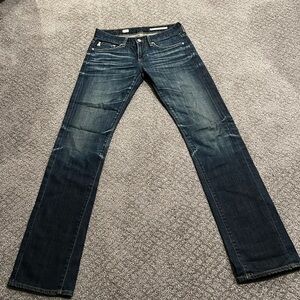 AG ADRIANO GOLDSCHMIED Tomboy Boyfriend Fit Medium Wash Jeans Size 25R